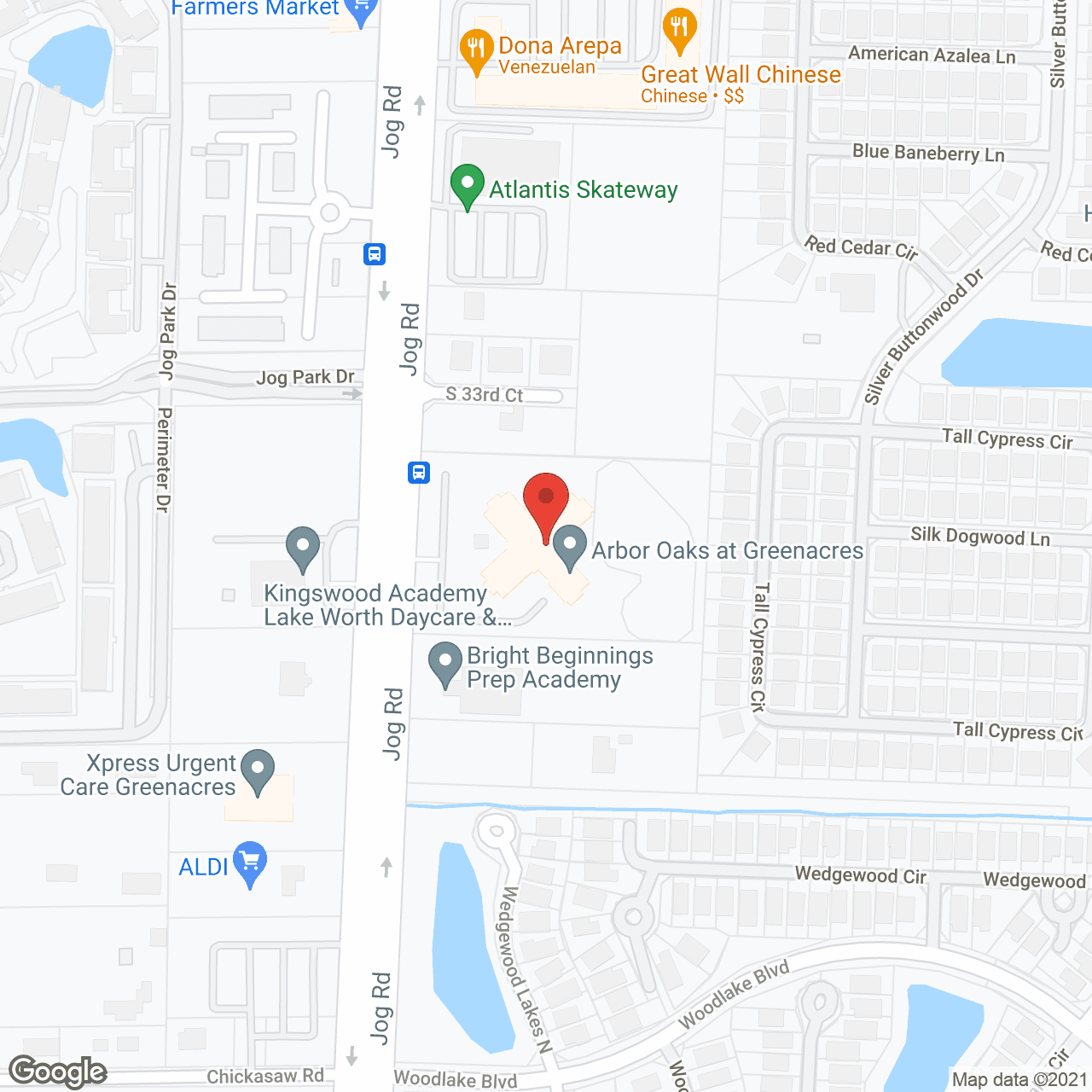 Colliers at Greenacres in google map