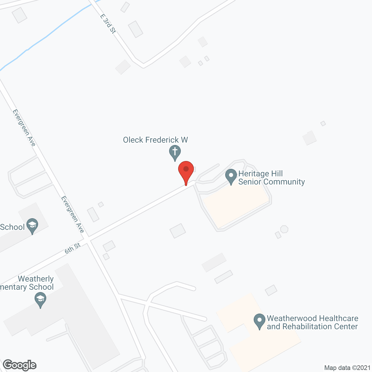 Heritage Hill Senior Community in google map