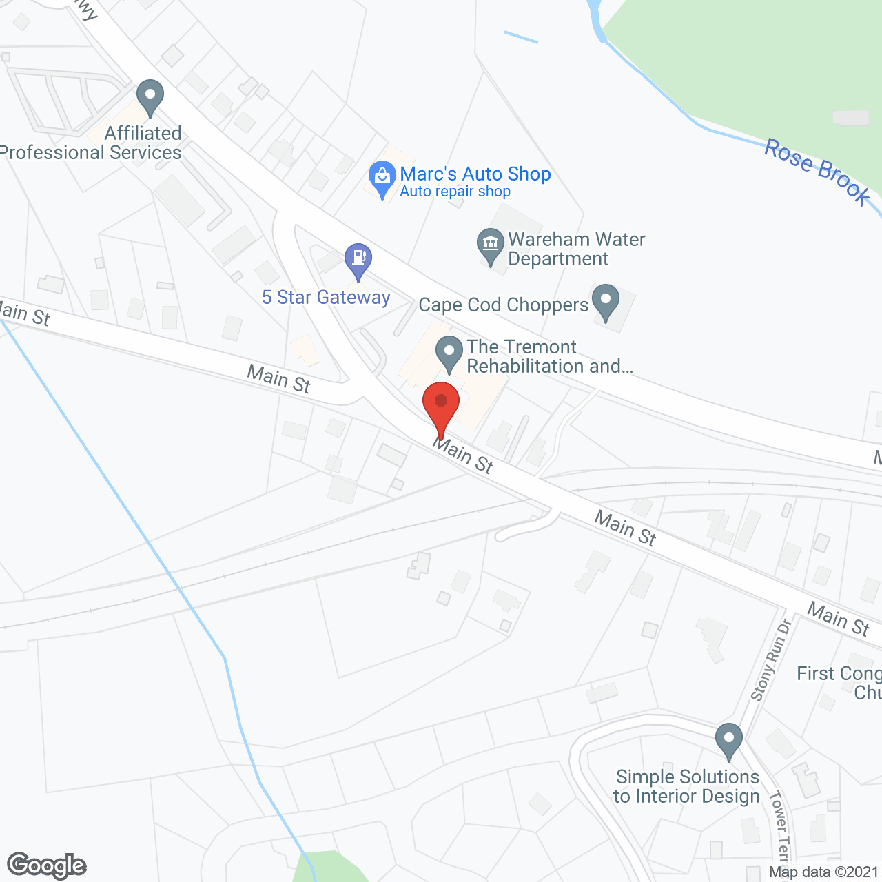 Tremont Rehabilitation and Skilled Nursing Center in google map