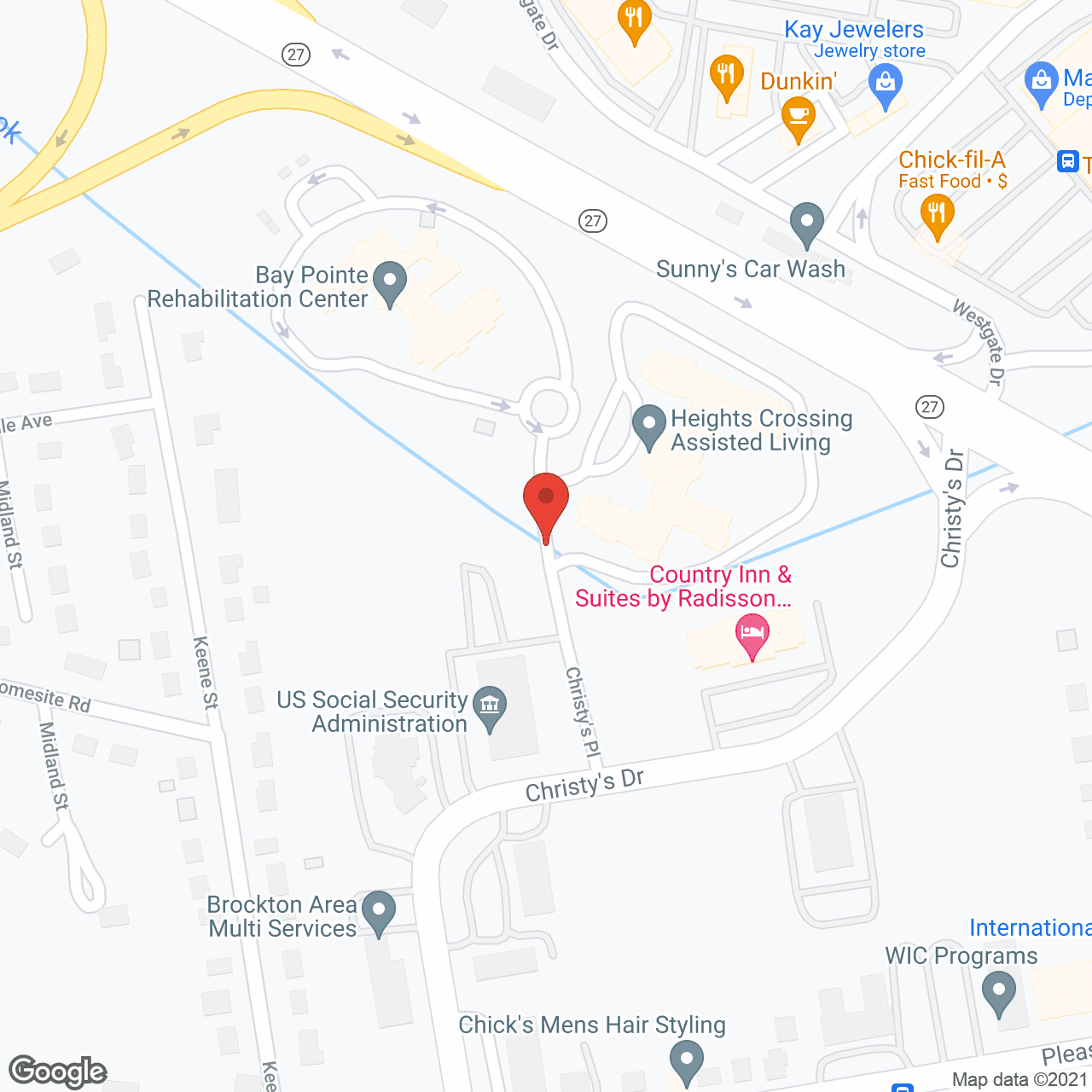 Hearthstone Alzheimer's Care - Brockton in google map