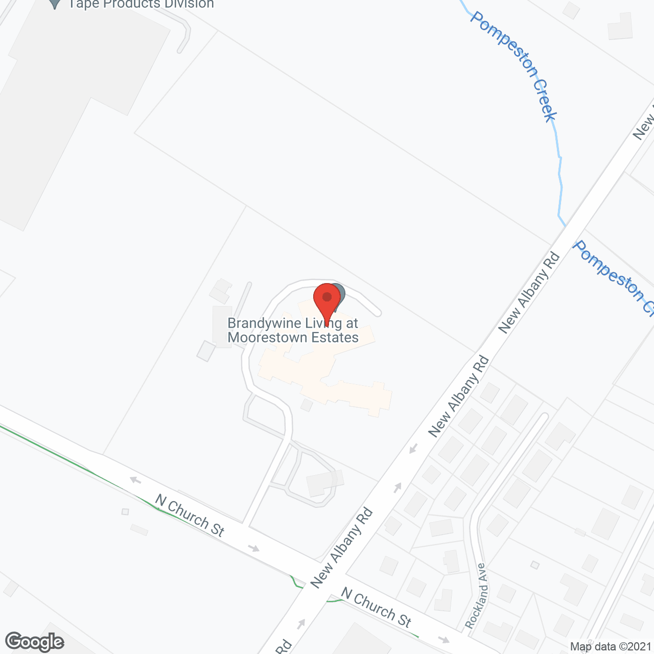 Brandywine at Moorestown Estates in google map