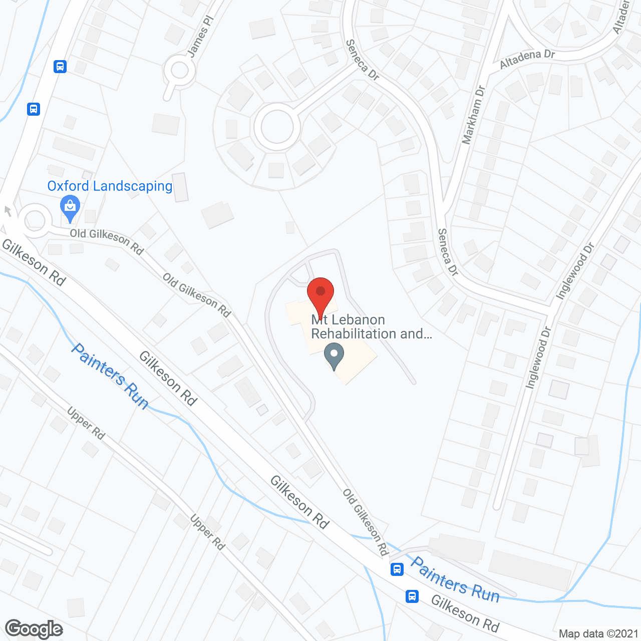 Mt. Lebanon Rehab and Wellness Center in google map