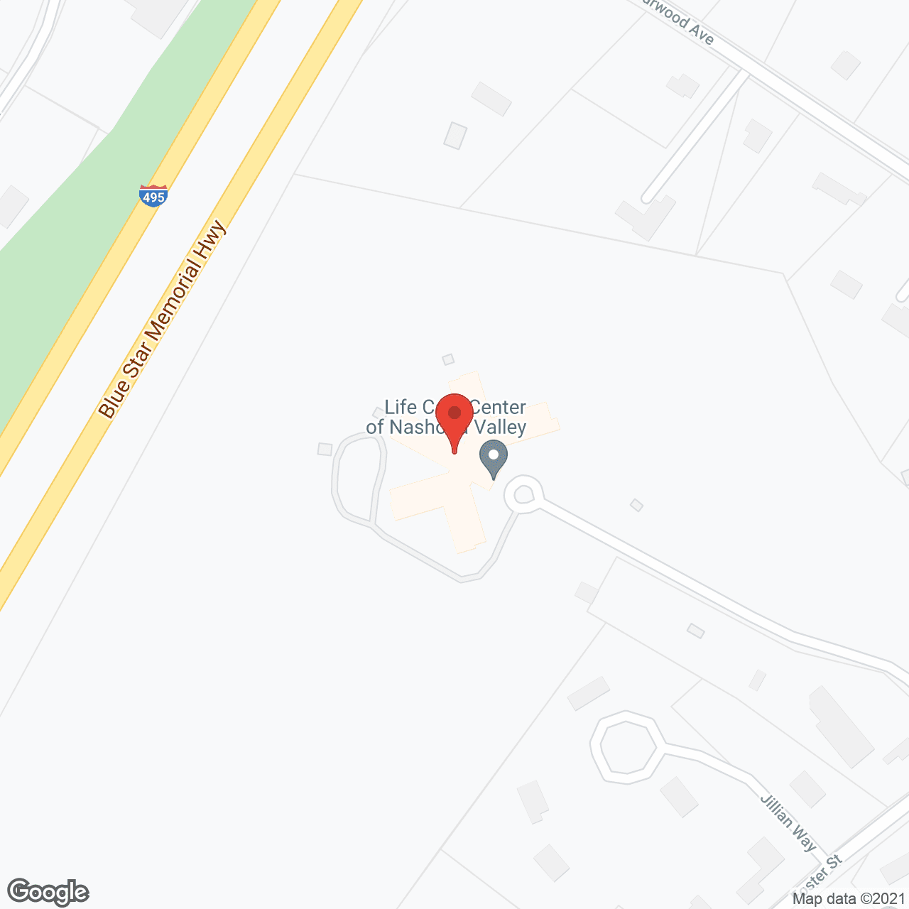 Life Care Ctr of Nashoba Vlly in google map