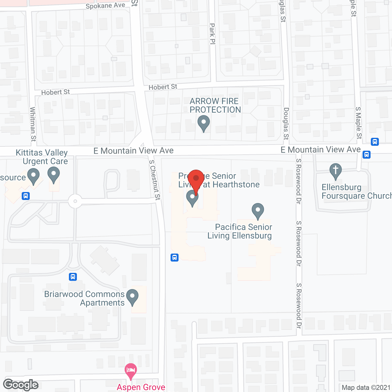 Hearthstone Senior Living in google map