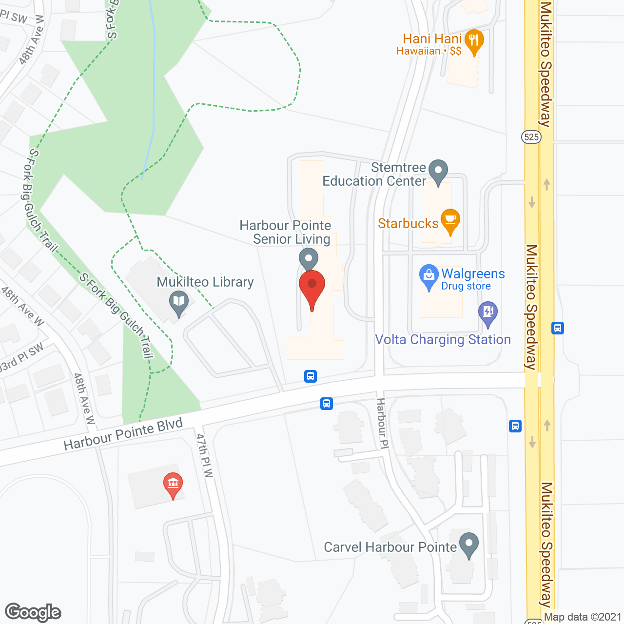 Harbour Pointe Senior Living in google map