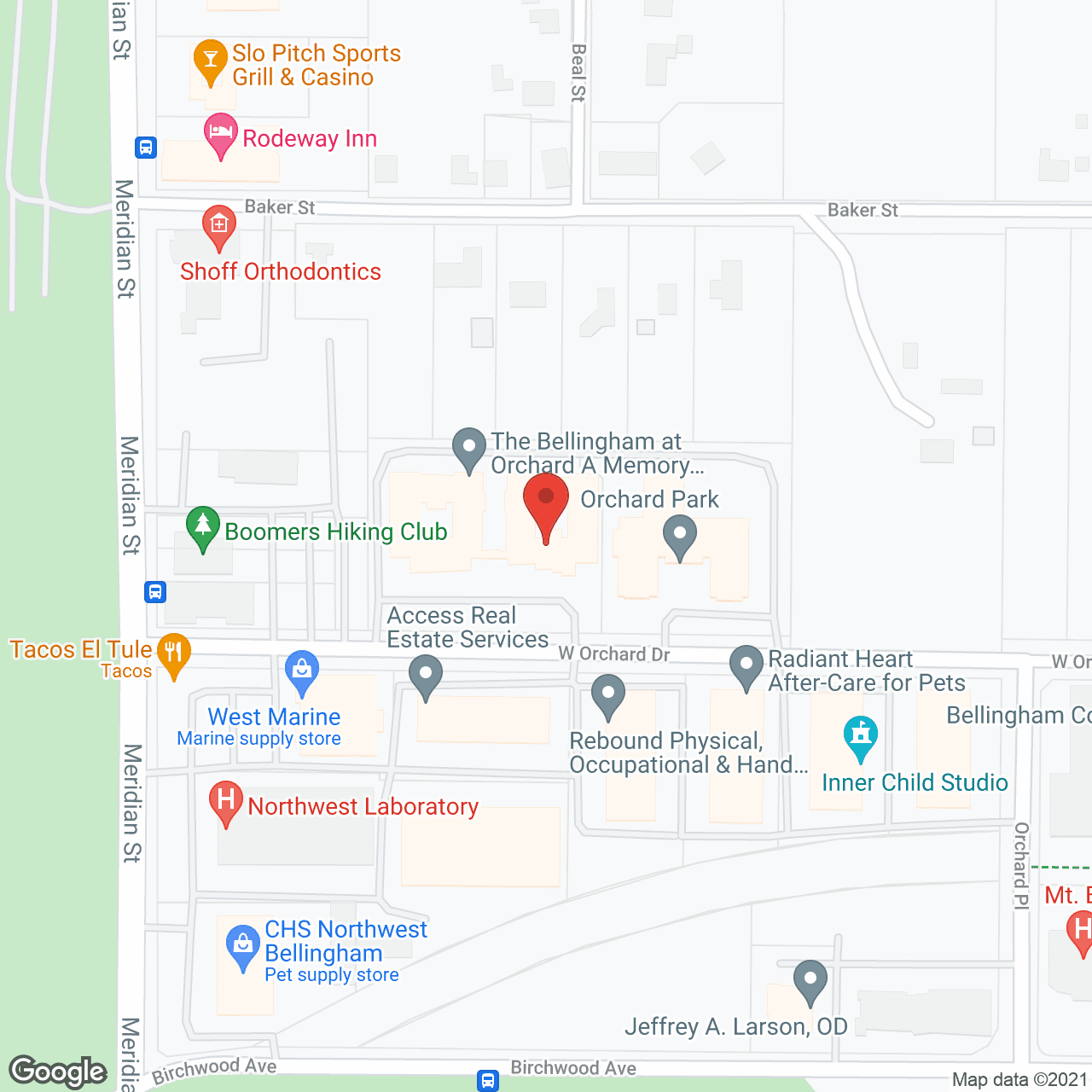 The Bellingham at Orchard by Cogir in google map