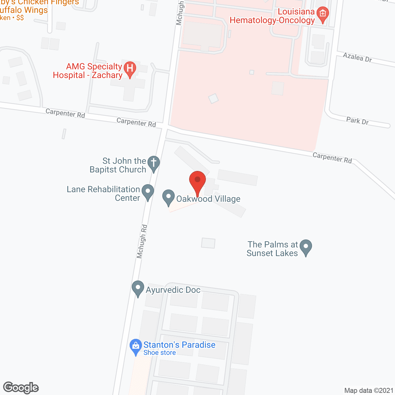 Oakwood Village Assisted Living in google map