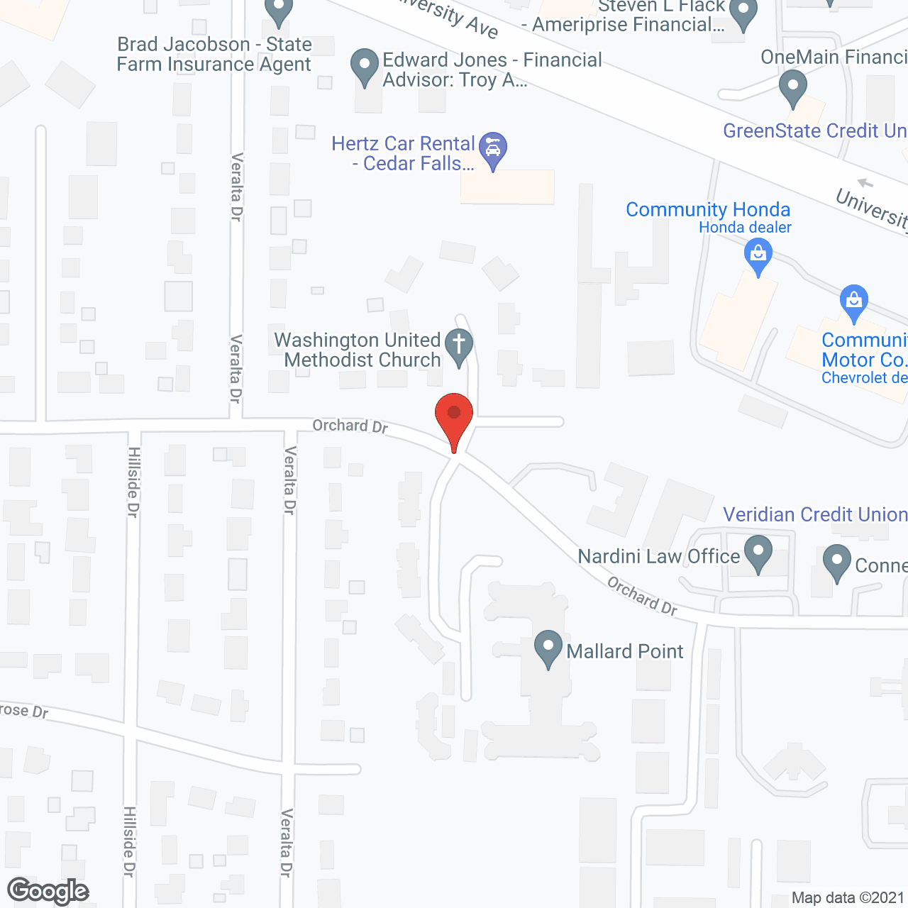 Mallard Point Senior Living in google map