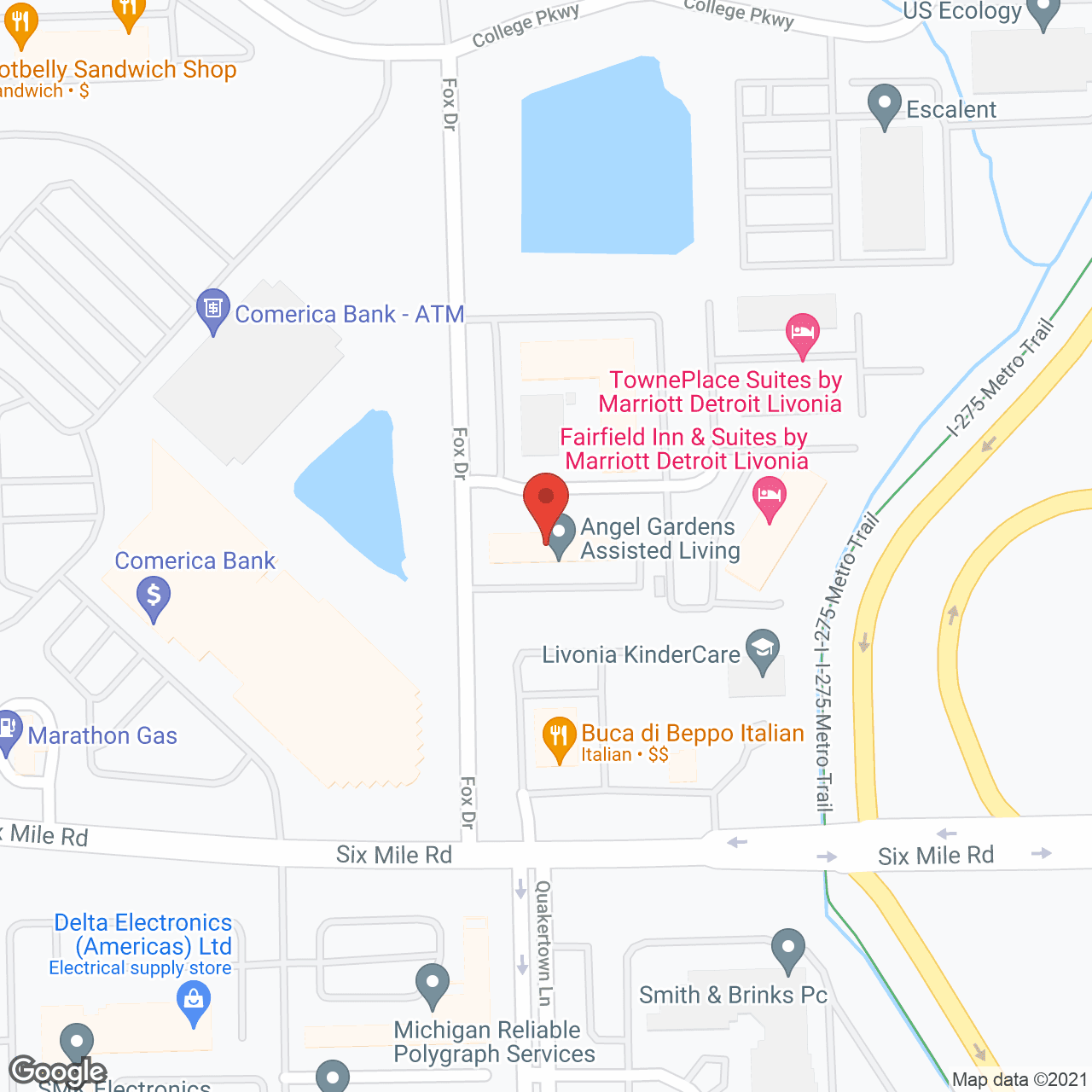 Angel Gardens in google map