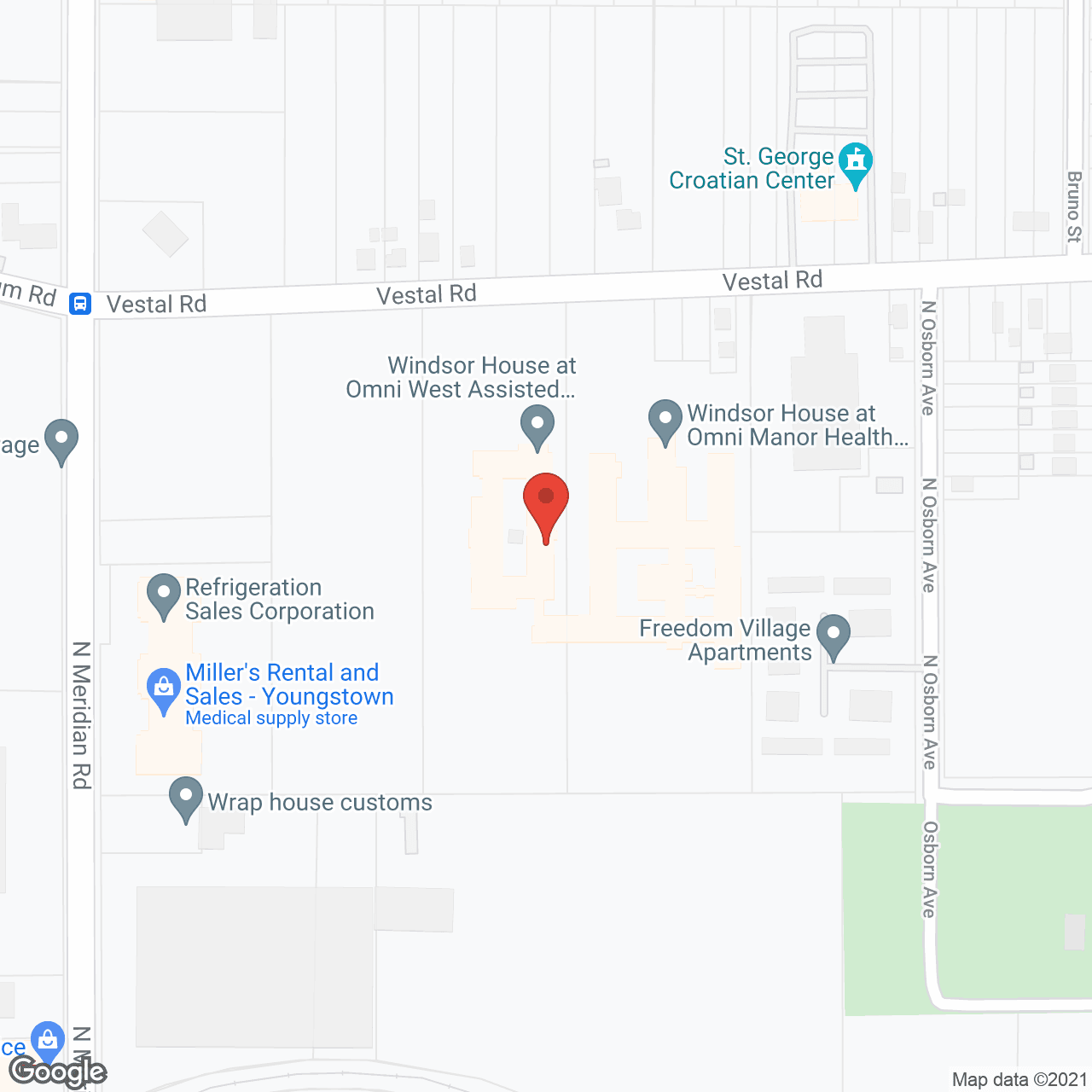 Omni West Assisted Living in google map