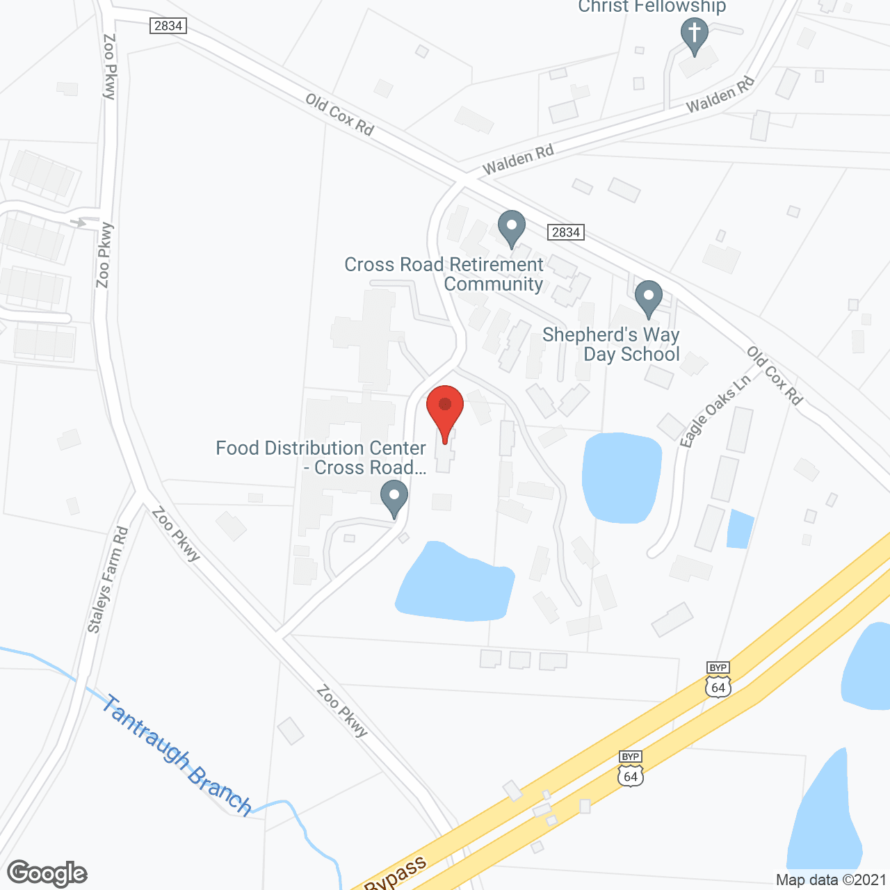 Cross Road Retirement Community in google map