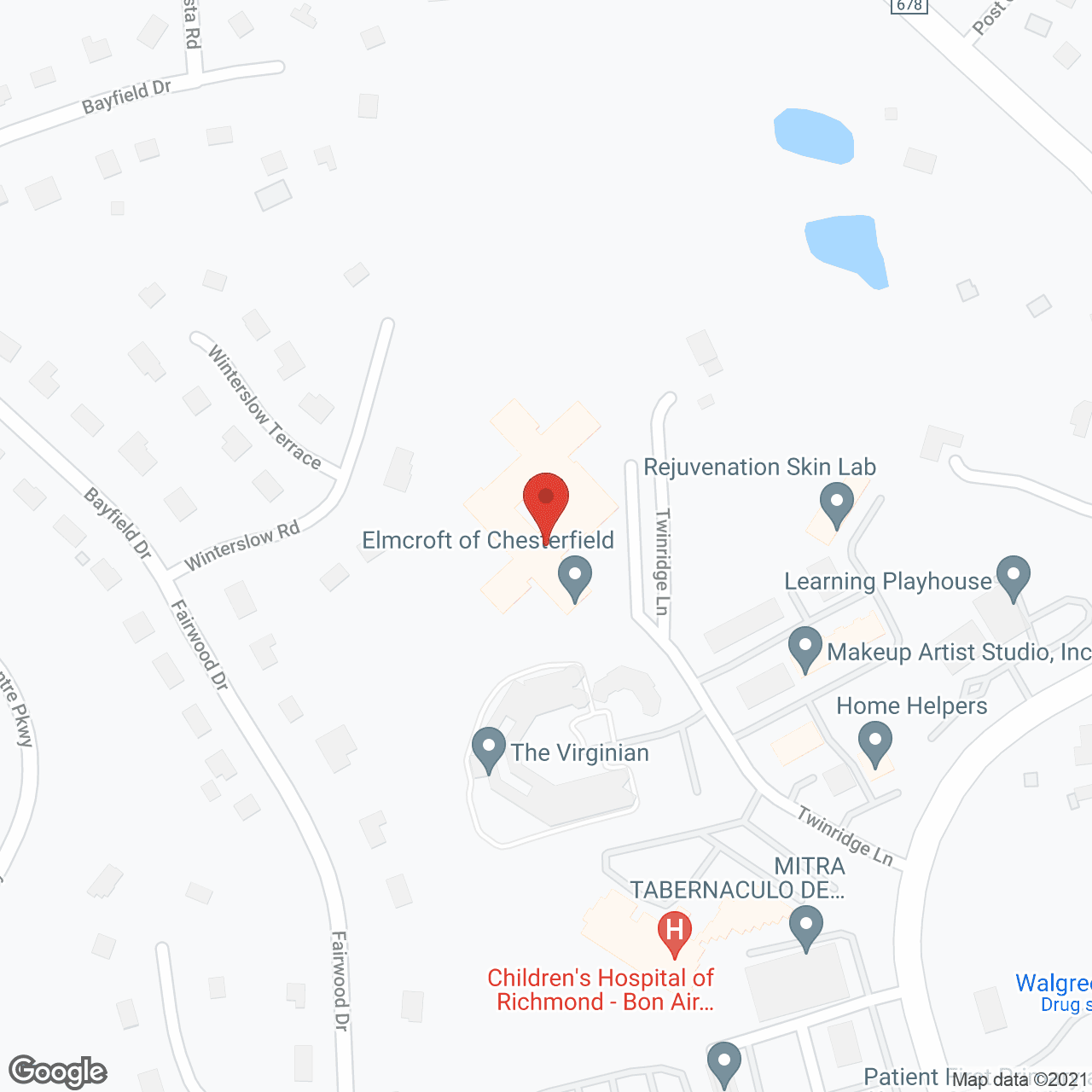 Commonwealth Senior Living of Bon Air in google map