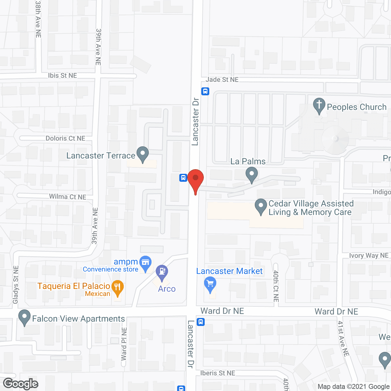 Cedar Village by Cogir in google map