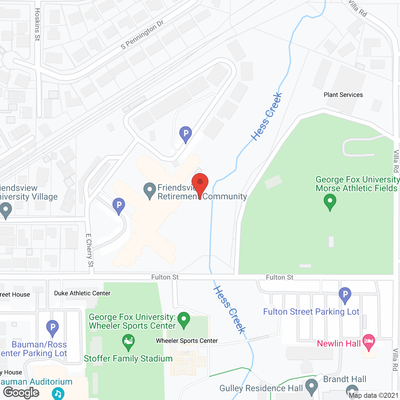 Friendsview Retirement Community in google map