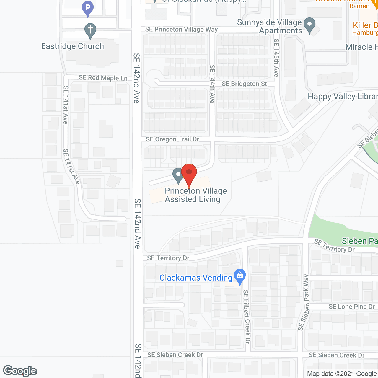 Princeton Village by Cogir in google map