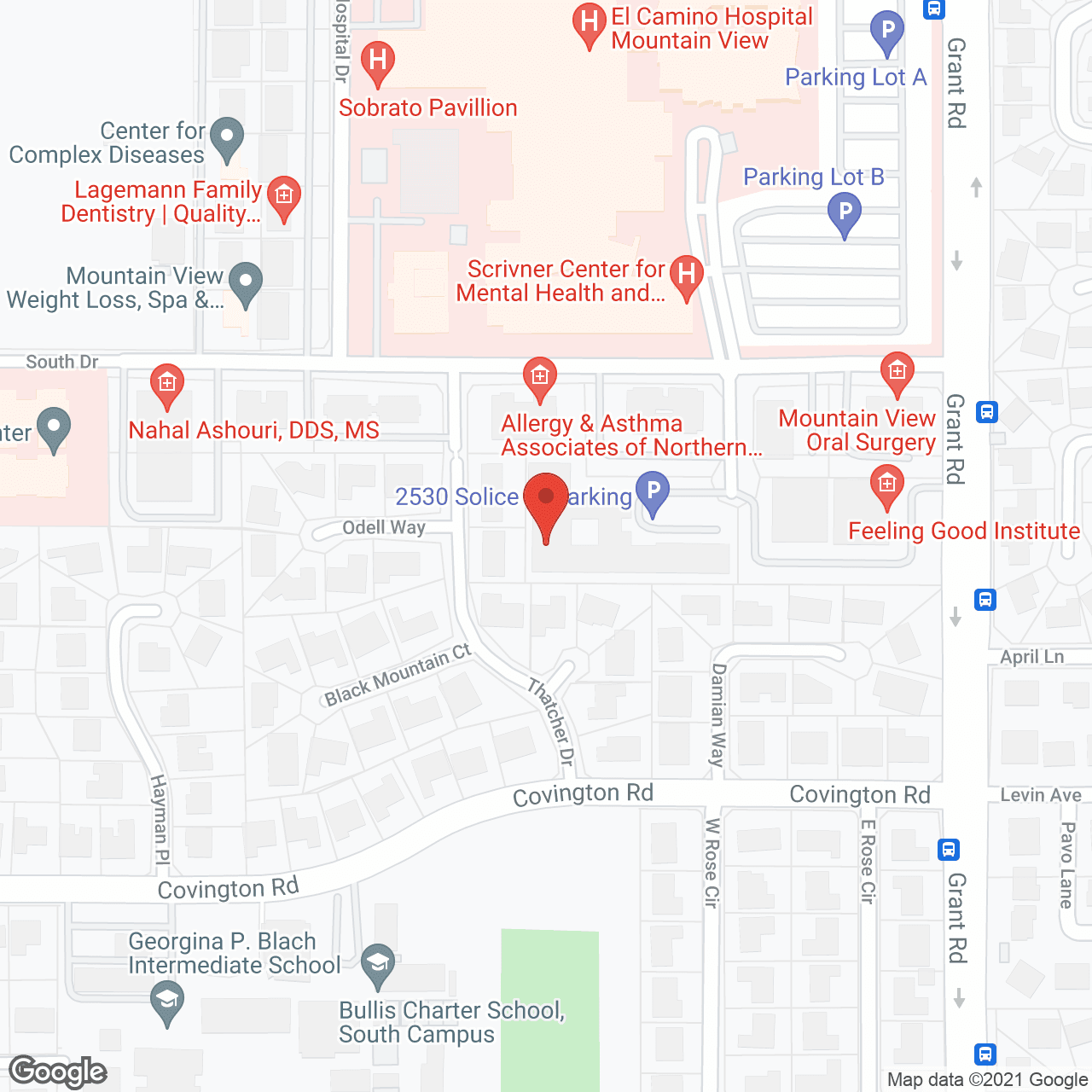 Mountain View Health Care Ctr in google map