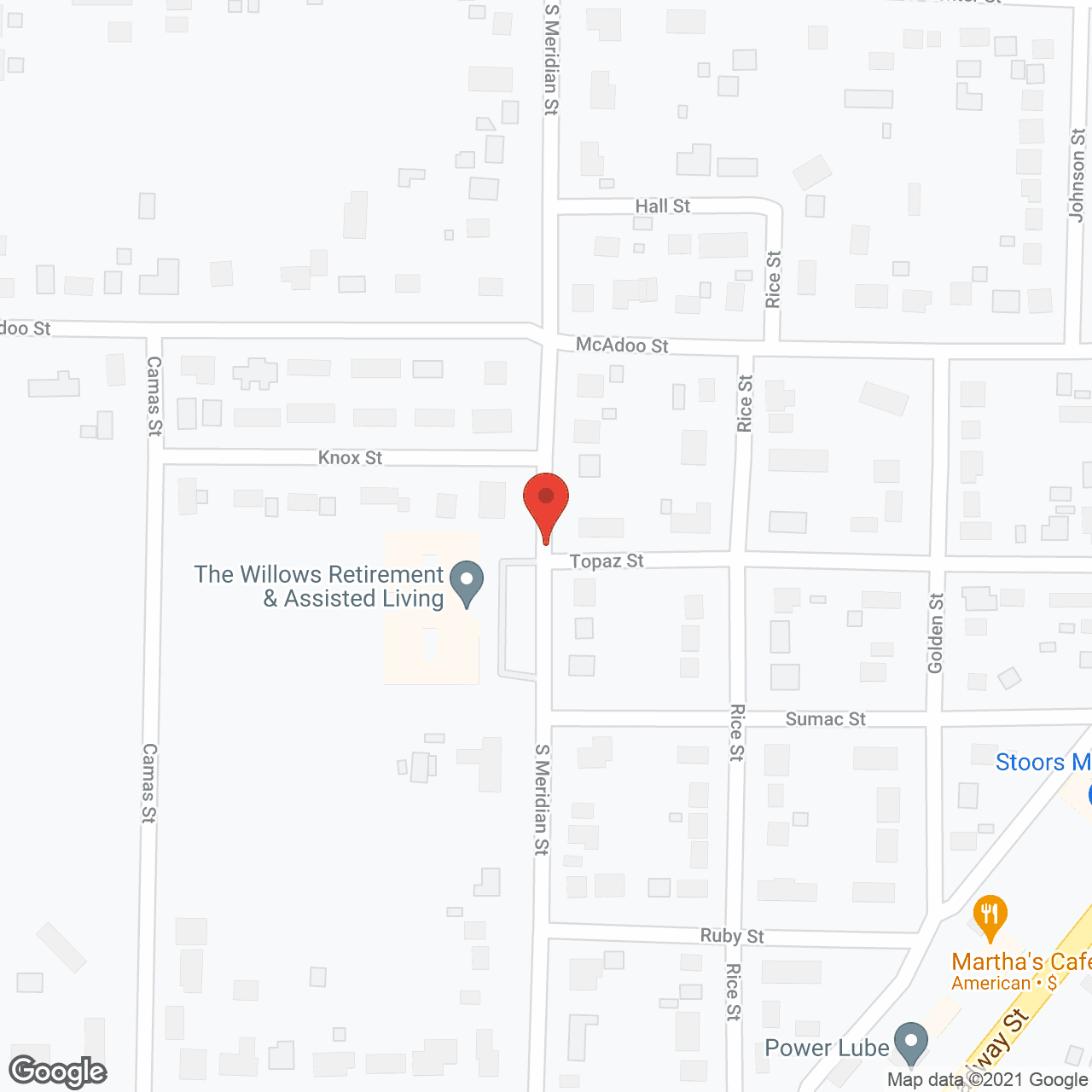 The Willows Assisted Living and Memory Care in google map