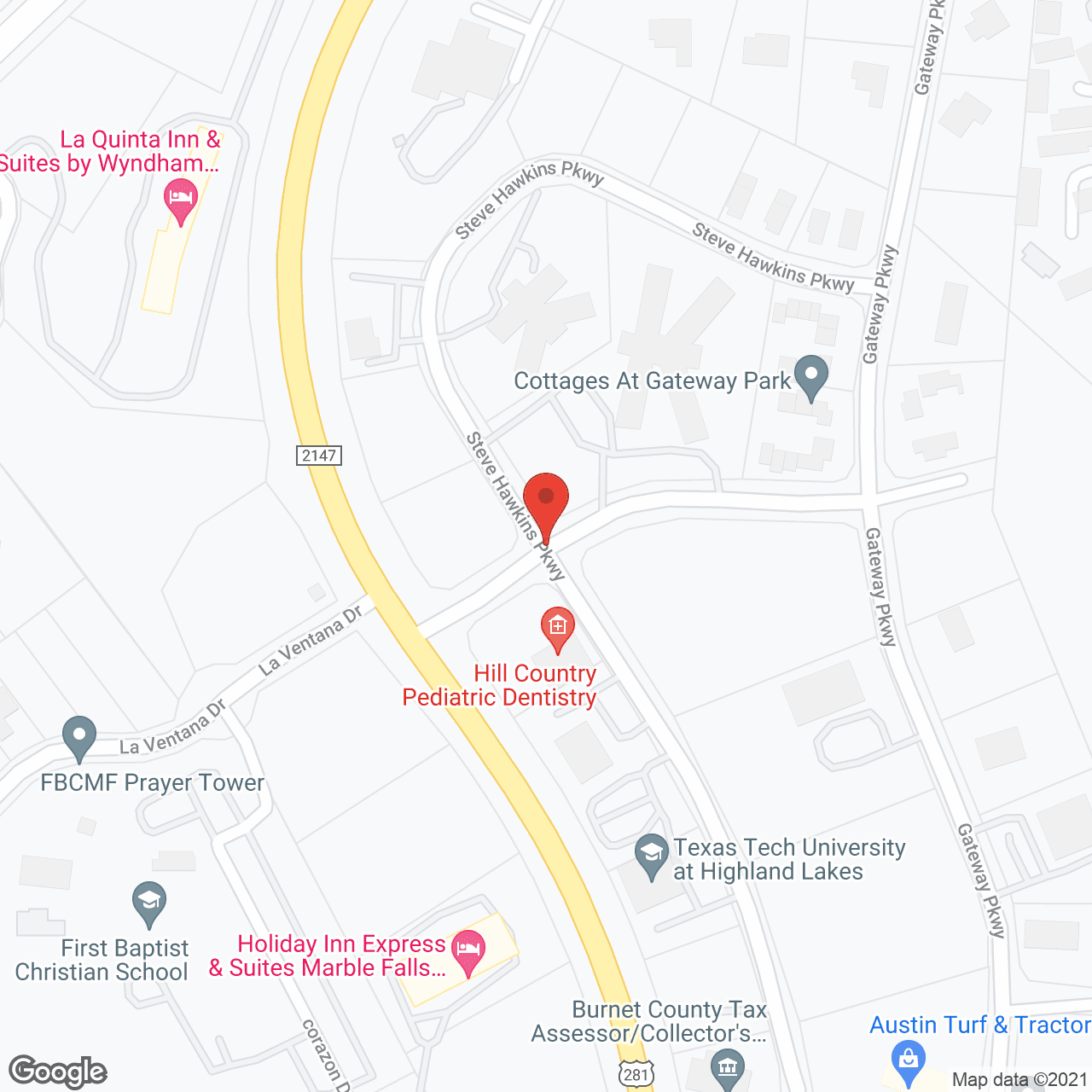 Gateway Villas and Gateway Gardens in google map