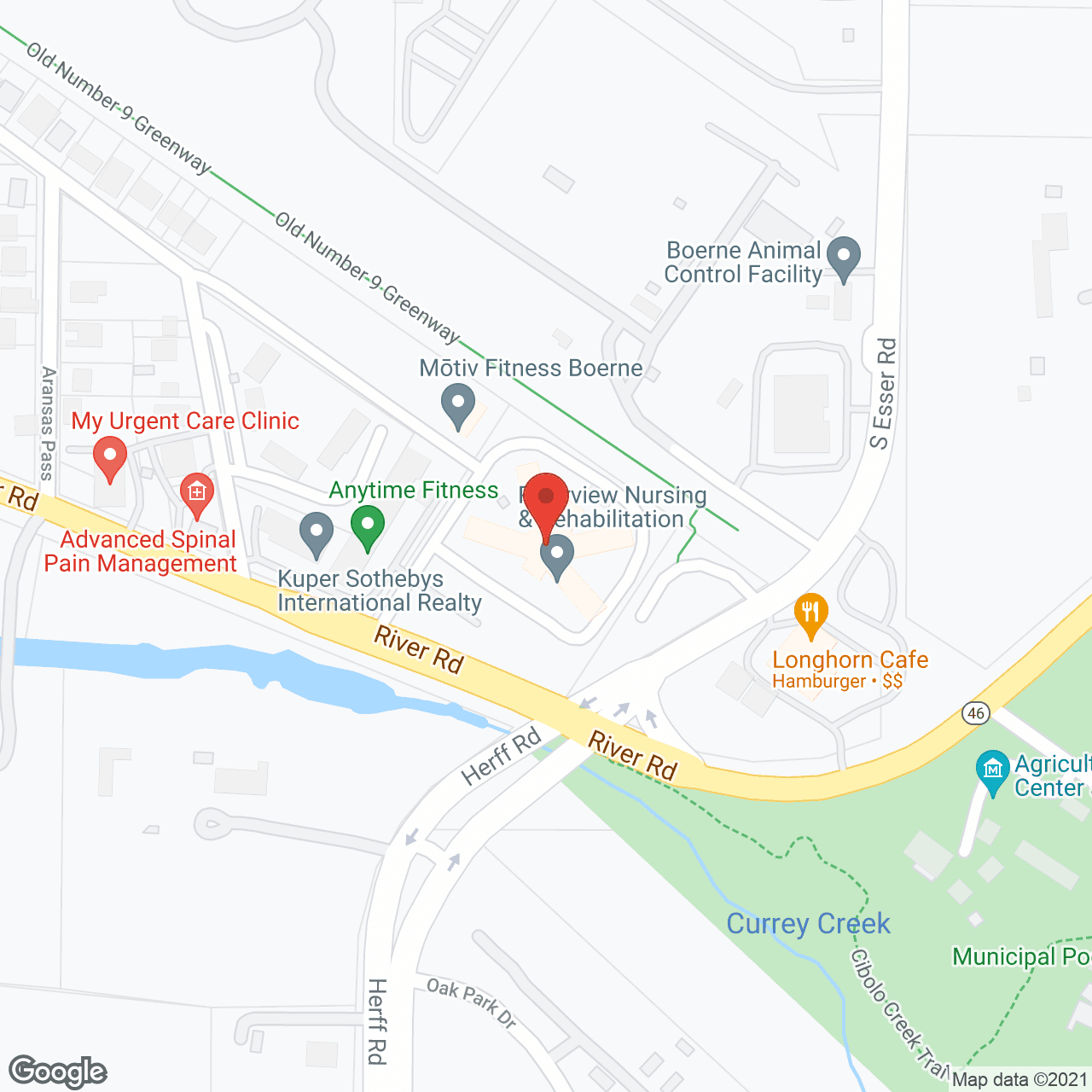 Riverview Care Ctr in google map