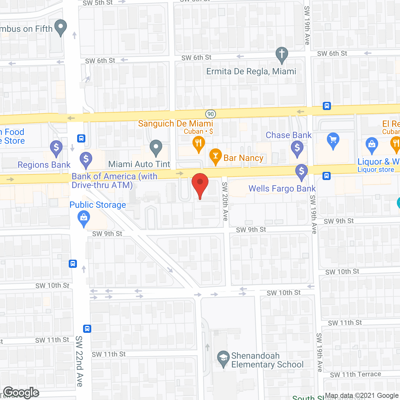 Superior Living of Little Havana in google map