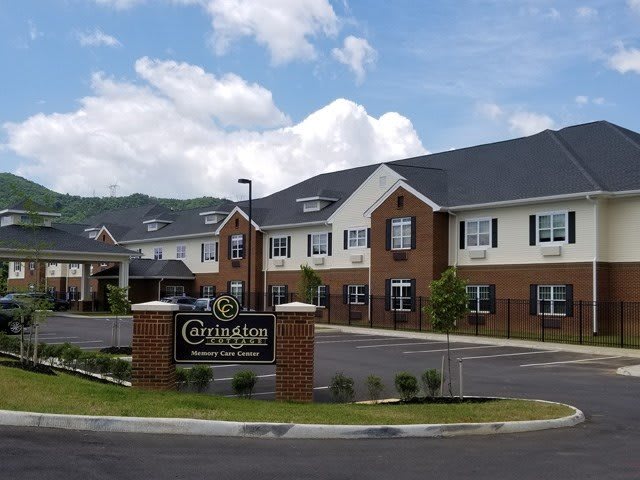 Carrington Cottage Memory Care Center outdoor common area