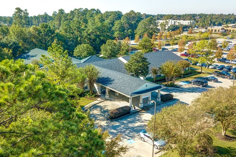 The Auberge at Kingwood aerial view of community