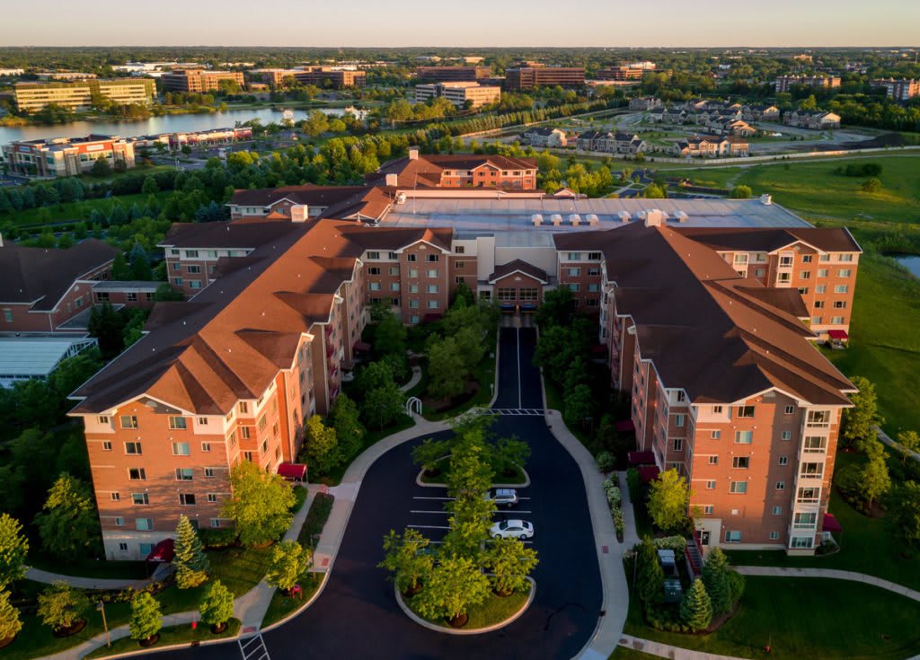 Sedgebrook, a CCRC aerial view of community