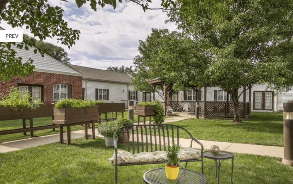 Stratford Commons Memory Care Community garden