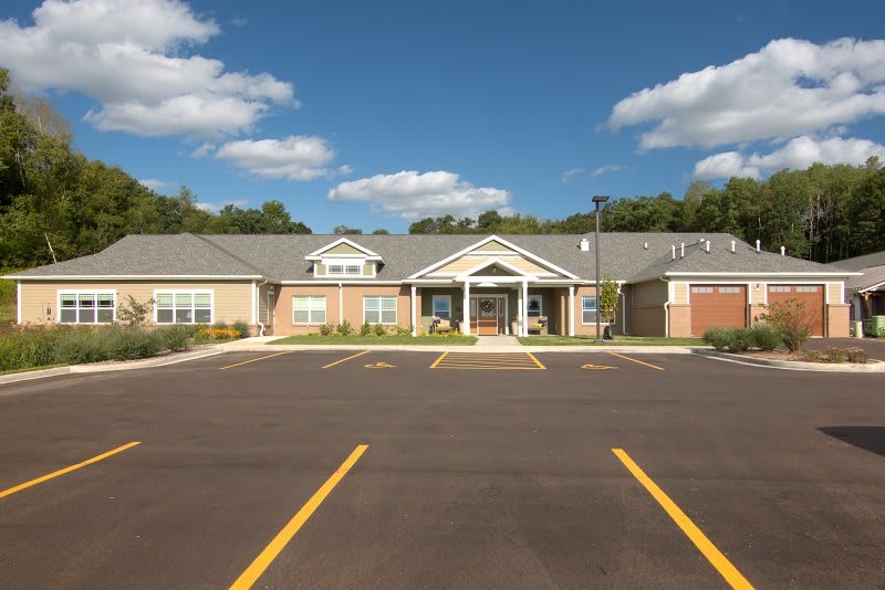 Dimensions Living Eau Claire community exterior