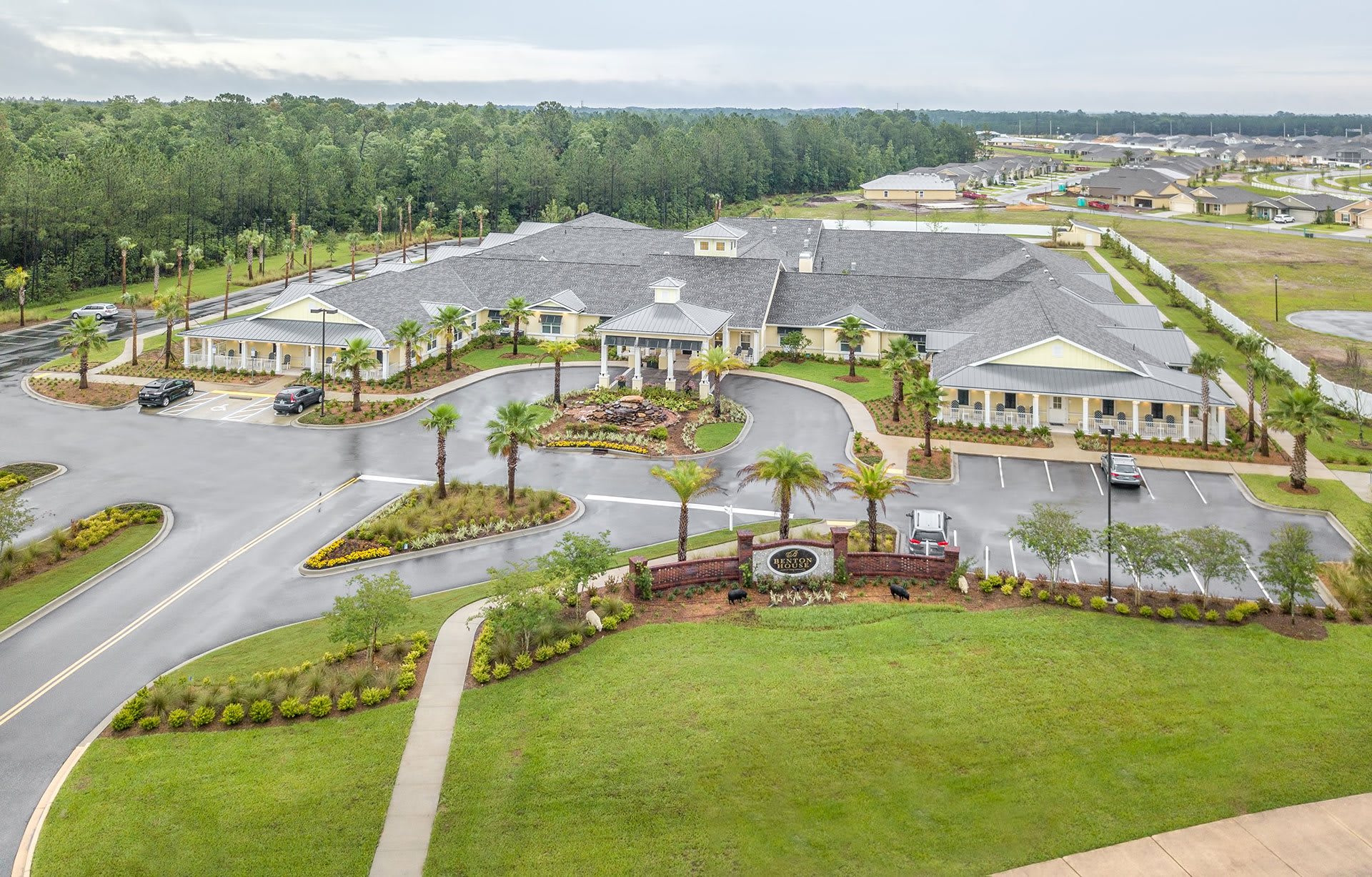 The Addison of Oakleaf aerial view of community