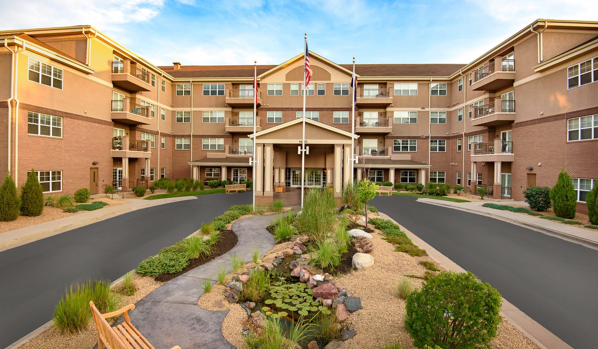 Garden Plaza of Aurora community exterior