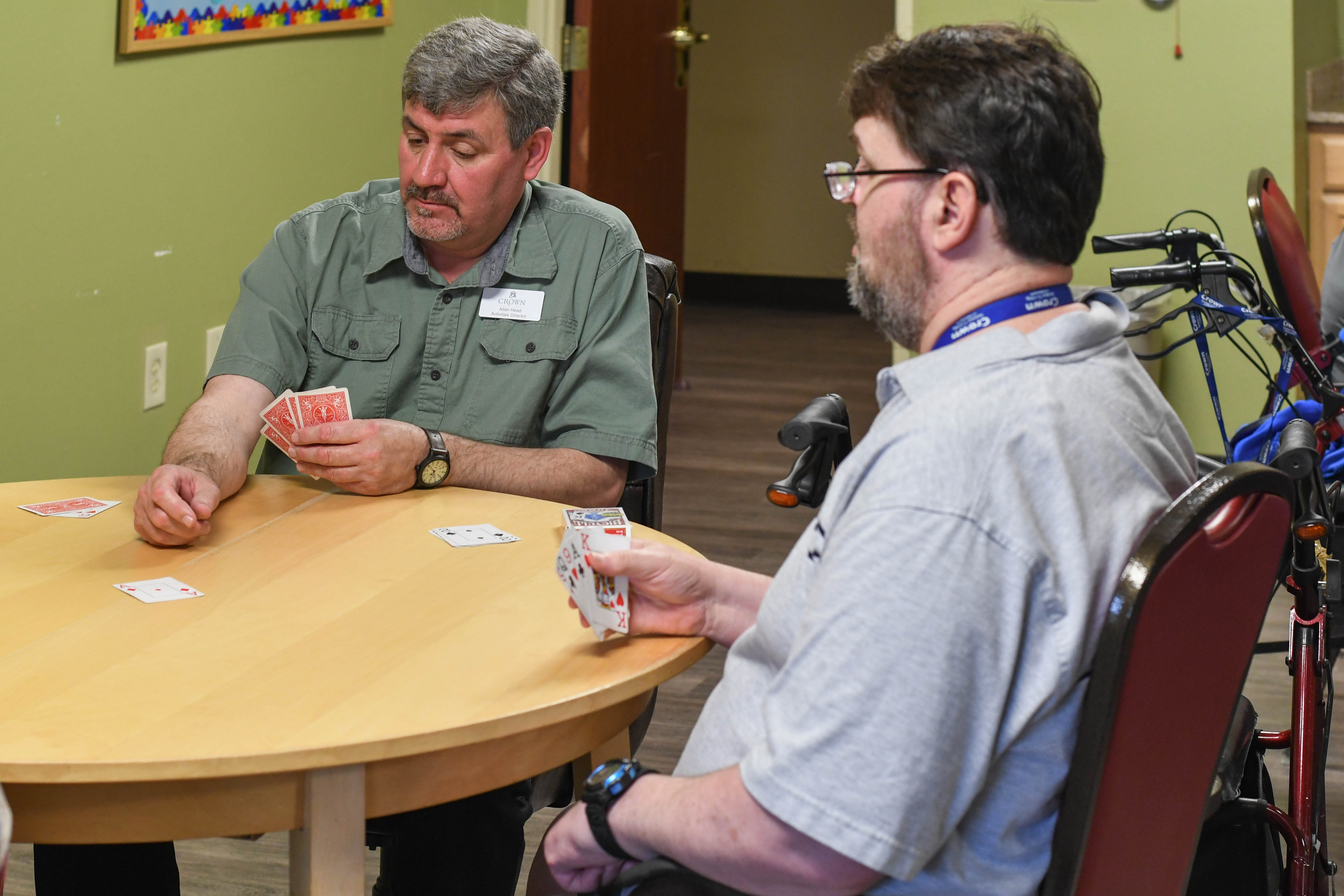 Crown Senior Living game room